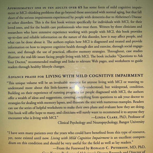 SALE!! Health. Living with mild cognitive impairment - Picture 4 of 12